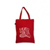 Trendy Young boys and girls promotional cheap logo canvas shopping bags plain tote bag cotton with logo printing