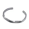 Engraved " You Always In My Heart " Men's Women Retro Lovers Jewelry Stainless Steel Antique Silver Viking Bracelets Bangles