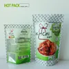 aluminum foil zipper stand up bag spices black matte packaging for food