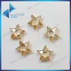 Wuzhou Star Cut Synthetic Champagne Cubic Zircon Gemstone
