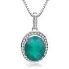 Abiding natural gemstone charm 925 sterling silver custom jewelry necklace agate pendant for women