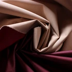 Hot Sale twill polyester pongee woven fabric PU transfer coated with release paper for PU JACKETS