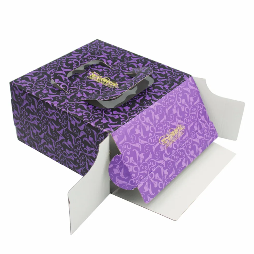 custom wholesale high quality birthday cake box with window