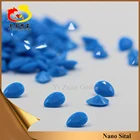 High quality pear shape synthetic turquoise nano gemstone