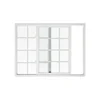 French Exterior Upvc Eco-friendly Plastic Window Kinbon Frame Soundproof House White Hinx Pretty Shutter Hung And Pvc Door