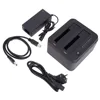 USB 3.0 to Dual SATA Dual Bay External Hard Drive Adapter Docking Station for 2.5 or 3.5inch HDD SSD EU Plug