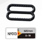 Fashion plastic lingerie slider bra ring and slider for underwear accessories bra buckles