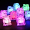 flashing ice cubes with led,led ice cubes,plastic reusable ice cubes