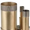 Sintered iron bronze brazed sharp unitary 1/2" GAS glass diamond core drill