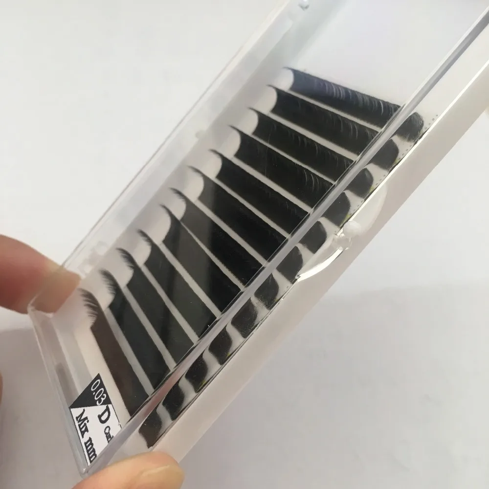 Vegan eyelashes single lashes mix tray B C D curl matte and glossy eyelashes 16 rows silk mink lashes extensions, Natural color
Vegan eyelashes single lashes mix tray B C D curl matte and glossy eyelashes 16 rows silk mink lashes extensions, Natural color