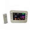 indoor outdoor radio controlled weather station digital desk clock ET6040