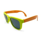 Summer funny custom children kids folding polarized sunglasses uv 400 protect