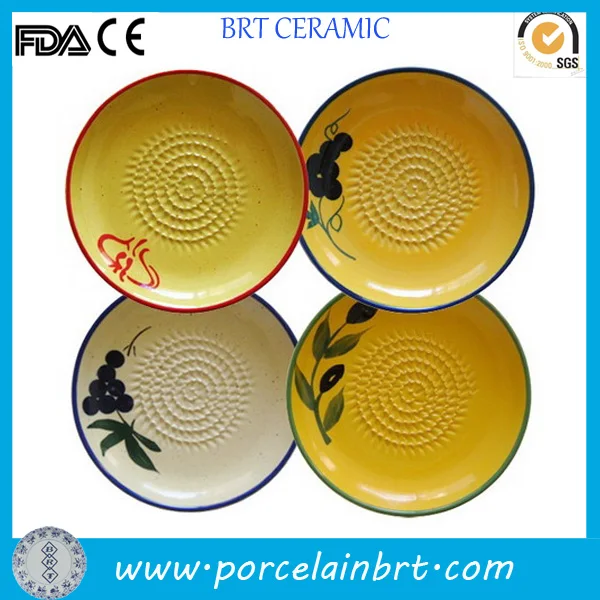 3d unglazed ceramic plate for bisque