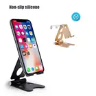 Black Universal Tablet Stand Portable Foldable Metal Desk Phone Holder