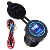 12V Mobile Phone USB Car Charger Adapter 2 Port 2.4 Amp QC 3.0 with Custom LED Glow