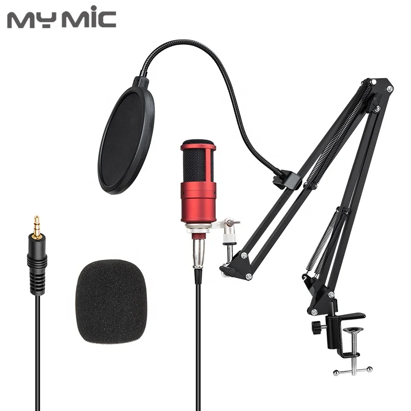 MIhot selling PR200X professional computer gaming microphone studio recording mic for Podcasting with Adjustable Arm Stand, Red
MIhot selling PR200X professional computer gaming microphone studio recording mic for Podcasting with Adjustable Arm Stand, Red