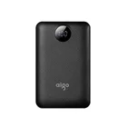 aigo TD03 10000mAh lightweight small size mobile charger with LED light Li-Polymer flight travel power bank