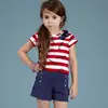 2019 Summer Tshirt fashion style baby girl's cute bowknot printed short sleeve tee