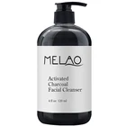 OEM Private Label Natural Organic Daily Acne Skincare Face Exfoliating Activated Bamboo Charcoal Facial Cleanser Wash