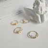 2019 Ins fashion popular bridal boho adjustable sterling silver silver crescent ring for party gifts