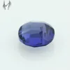 Round Blue Double Checkerboard Sapphire Synthetic Corundum Diamond