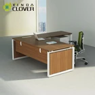 Factory wholesale l shape executive desk solid wood director table modern office boss desk