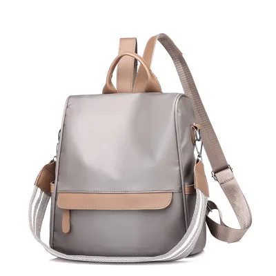 New ins cute girl Korean version waterproof oxford backpack fashion student bag, Black gray
New ins cute girl Korean version waterproof oxford backpack fashion student bag, Black gray