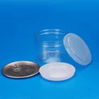 Direct factory food grade PET(plastic body) aluminium EOE,food grade PE(plastic lid) pet can food