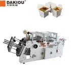 Dakiou Fried Chicken Box Carton Box Making Machine With Good Prices