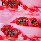 transparent plastic rose gold royal glory hot stamping foil