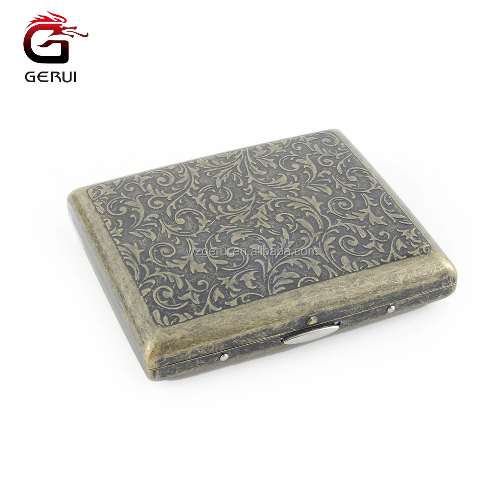 christmas gift metal cigarette case