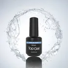 RONIKI Free Sample High Quality Transparent Ultra Shine Nail Gel No Wipe Steel Top Coat UV Gel