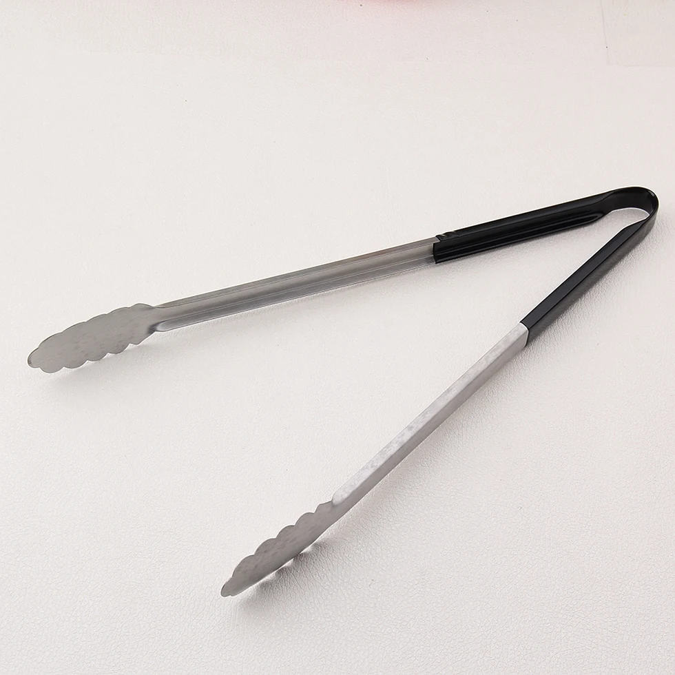 Healthy Stainless Steel Pp Silicone Scissor Tongs