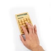 Various style desktop calculator cheap solar powered calculator bamboo wooden business calculator