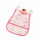 New designs hot selling PEVA/EVA/PVC waterproof baby bib