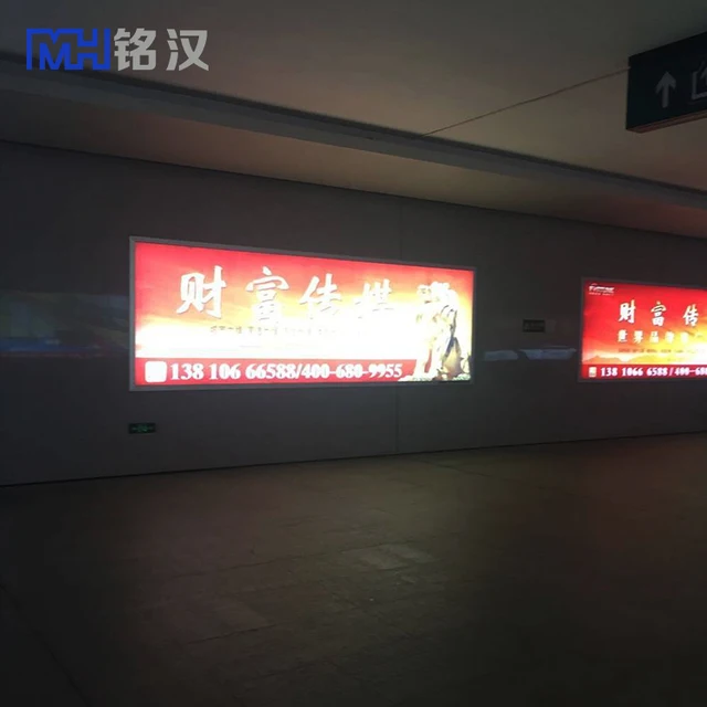 Advertising equipment rotating real estate agent led light box/led light advertising key