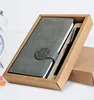 Notebook set customized a variety of printing methods advanced notebook business gift leather notepad