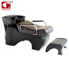 Chinese style design stainless steel beauty salon hair washing shampoo chair bed