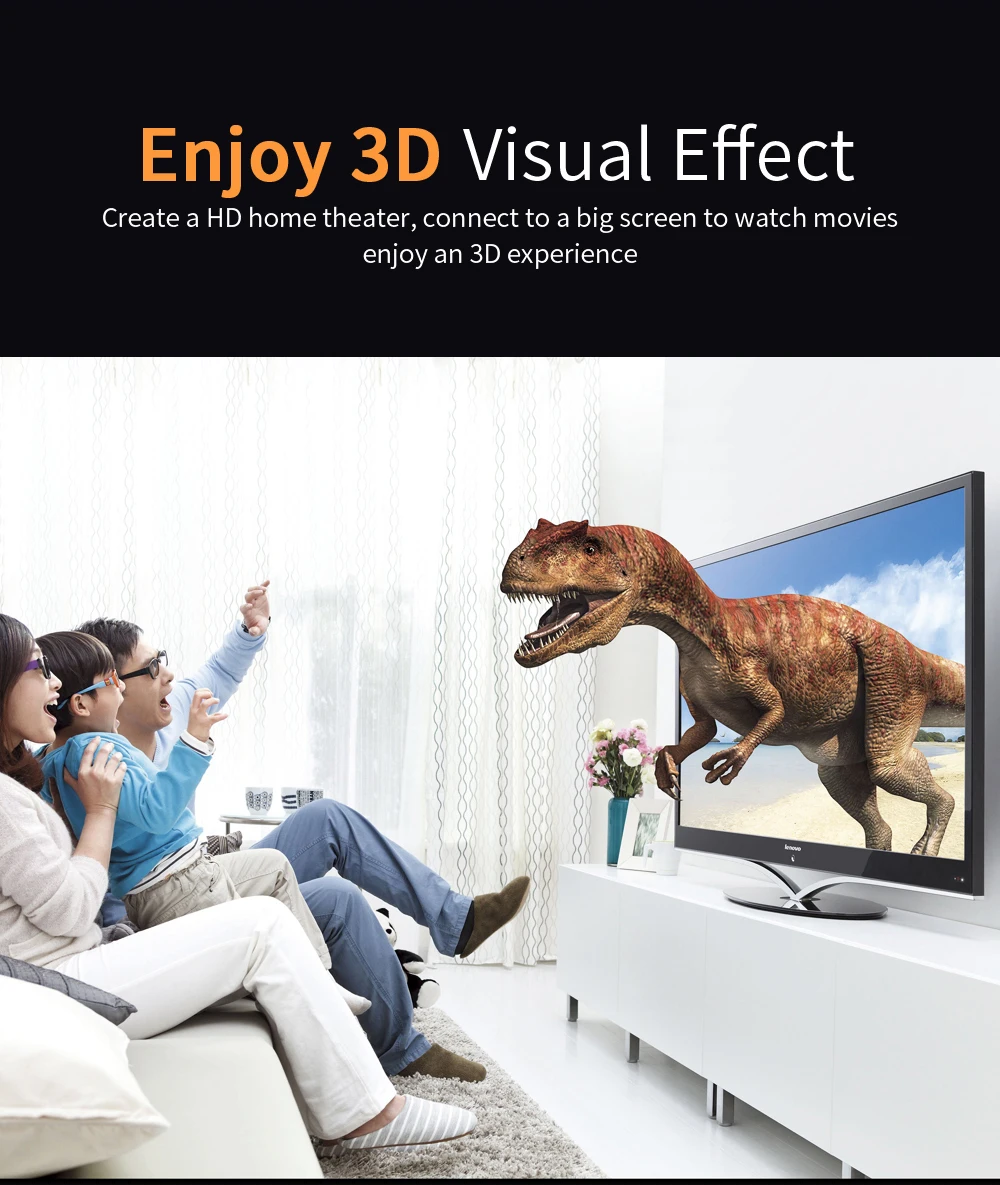 Wholesale Video Cable 4k 3D Cable for HDTV LCD Laptop PS4 Projector Computer 1m 2m 3m 5m 8m 10m - ANKUX.COM