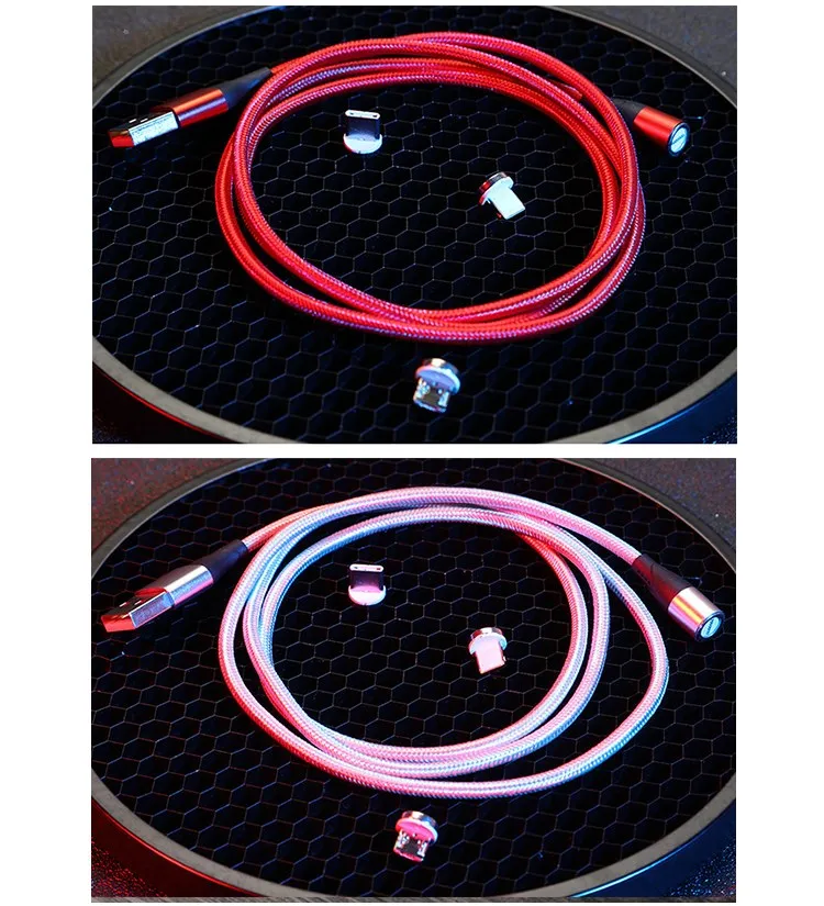Hot sale factory direct nylon braided magnetic charging cable phone With Best Price High Quality - ANKUX.COM