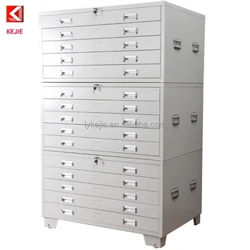 High Quality Metal Durable Flat File Cabinet Map Drawing Cabinet