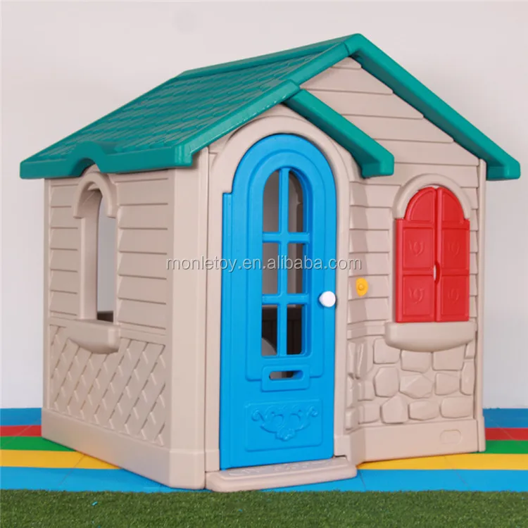 Sıcak satış plastik malzeme kalite evi çocuklar için Oyun Evi Ülke Tarzı kapalı kid playhouse