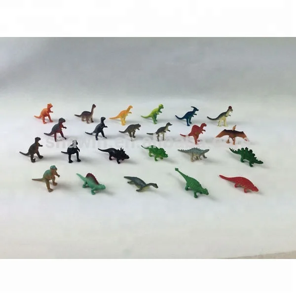 24 قطع متنوعة بلاستيكية صغيرة الديناصور اللعب