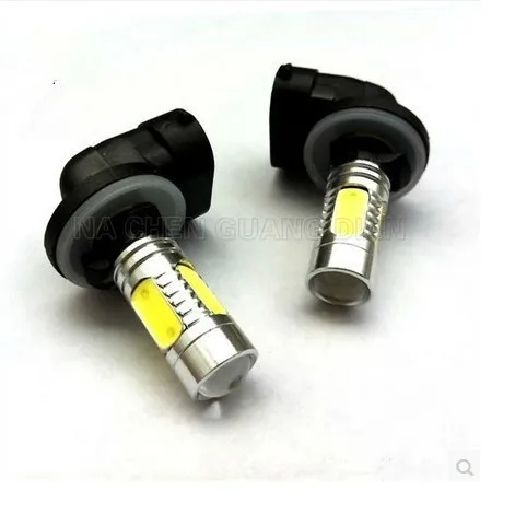 2pcs New Arrival 881 H27 7.5W Lens Buid-In Chip White High Power Cree car LED Front Fog Lamp Bulb AUTO Daytime Running Lights