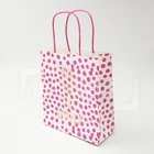 China Manufacturer Wholesale Luxury Handmade Custom Color Print Cheap Garment Shopping Recycle Brown Kraft Paper Bag with Handle