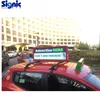 P2.5/P3/P3.33/P5 led scrolling message sign video advertising taxi top led sign
