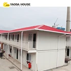 Luxury Flat Pack 2 Story Container House 20Ft 20 Foot Fully Furnished Prefabricated Camp Container Home House For Sale