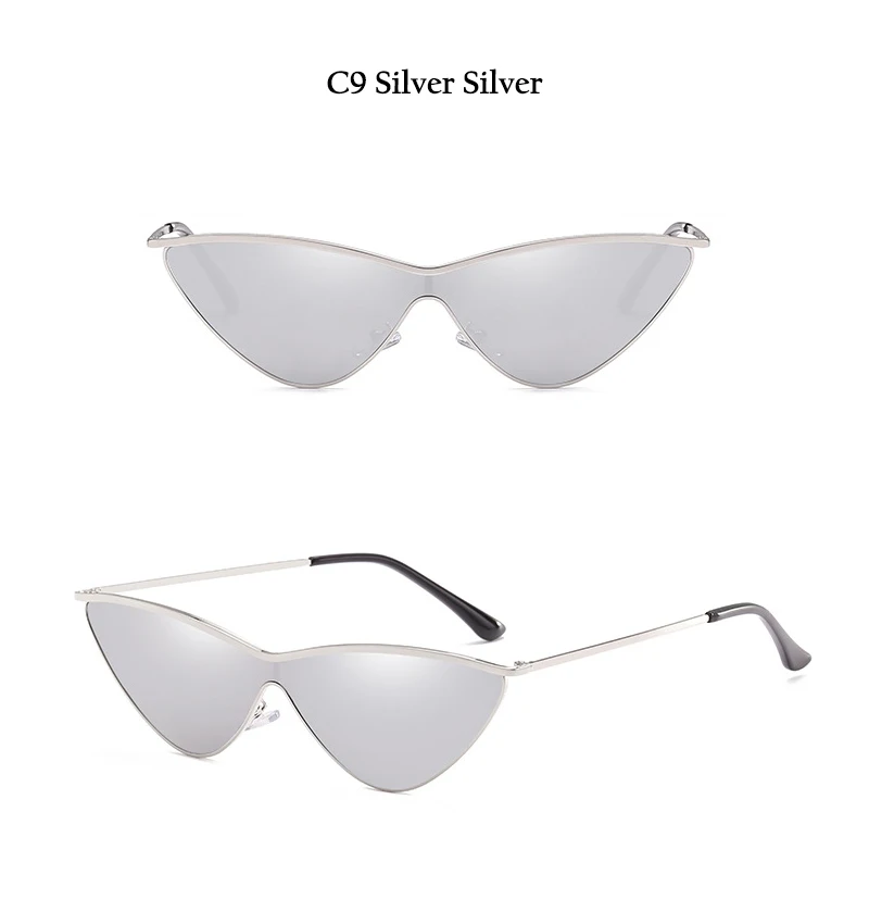 Rimless Cat Eye Sunglasses (25)