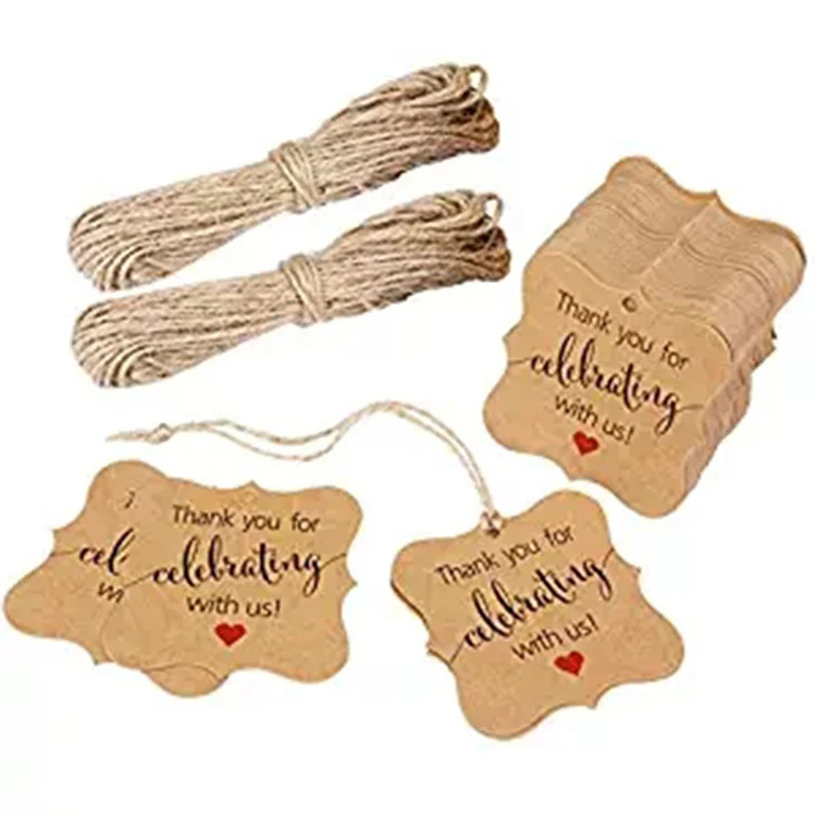 Die cut shape recycled brown kraft paper gift hang tag for celebrating, Brown, white
Die cut shape recycled brown kraft paper gift hang tag for celebrating, Brown, white