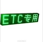 Outdoor Scrolling Information LED Traffic Display Screen For Toll Station